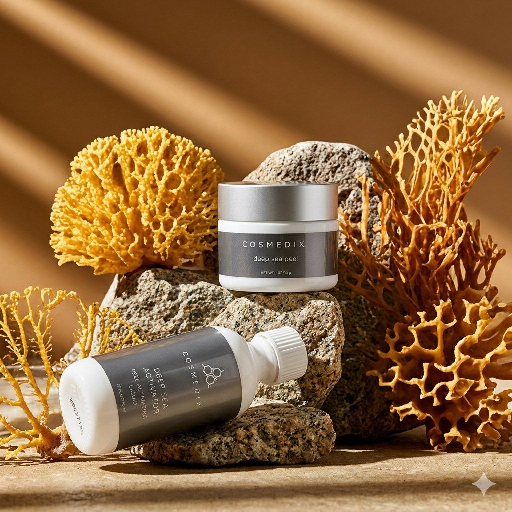 Deep Sea Peel with coral and marine elements