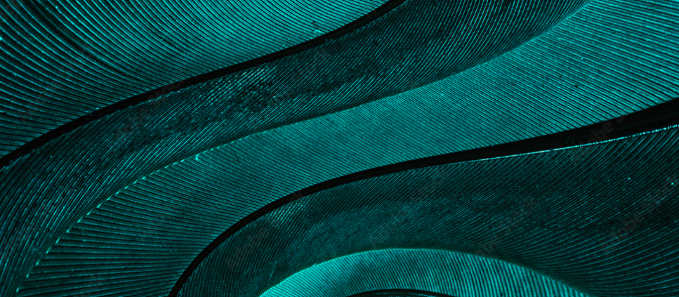 Teal wave forms representing dermal depth